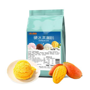 Poudre de crème glacée à la mangue sans produits laitiers de qualité supérieure avec sucre et additifs alimentaires en vrac 1 kg * 25 sachets/carton à vendre - Product Image 2