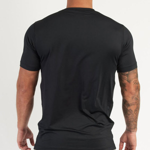 Men's <b>Olive</b> <b>Green</b> Slim Fit Short Sleeve <b>T</b>-<b>Shirt</b> O-Neck Solid Color Breathable Casual Jersey Cotton Printed Front Logo - Product Image 6