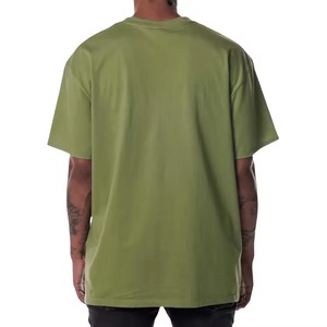 Customized Men's Solid Color T-<b>shirt</b> High Quality Quick Dry Breathable 100% Cotton Flannel Casual <b>Collarless</b> Design - Product Image 2