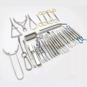 Kit d'instruments parodontaux F.J.INTERNATIONAL FJI-7651 pour implants dentaires, chirurgie et orthodontie, ensemble de 33 pièces pour tunnelisation - Vente en gros usine - Product Image 2