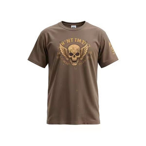 Camiseta de Manga Larga Unisex de Poliéster/Algodón con Logotipo Estampado en la Parte Delantera, Lavado Ácido, Impresión de Alta Calidad, Camiseta para Hombre, Marca Privada OEM - Product Image 6