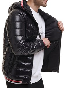 Black color Zipper Closure Waterproof & Windproof Camouflage <b>Pattern</b> Puffer <b>jacket</b> for men latest design new look <b>jackets</b> - Product Image 1