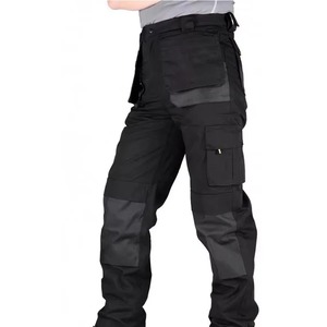 Pantalones Cargo para Hombre, Transpirables, Corte Ajustado, Color Sólido, MOQ Bajo, con Múltiples Bolsillos, OEM - Product Image 4