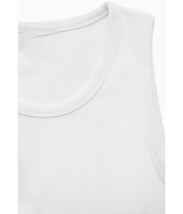 Wholesale 100% Cotton Tank Top Quick Dry Sleeveless Sports Singlet Training Custom Logo Workout Muscle Style Print Gym Fitness - Product Image 5