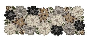 Embroidered Floral Table Runner Bohemian Home Decor Washable - Product Image 2