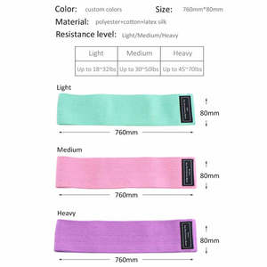 Wholesale Custom Logo Light Weight Comfortable Hip Circle Bands <b>Latex</b> Material Quick Dry Breathable <b>for</b> <b>Men</b> & Women - Product Image 5