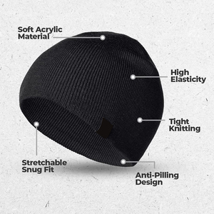 Accessoire de mode décontracté en acrylique noir de qualité supérieure, extensible et confortable pour usage quotidien, nouveau design 2026 - Product Image 4