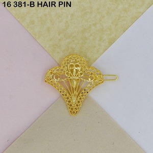 Pasador de Pelo Decorativo Chapado en Oro Árabe para Mujer, Joyería para el Cabello al por Mayor, Accesorios de Moda Árabe para el Cabello al por Mayor B2B - Product Image 6