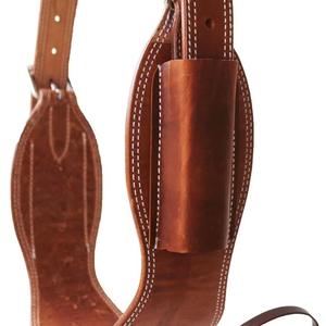 Meilleures ventes I.S INTERNATIONAL Sangle de selle western en cuir durable 30''-40'' Logo personnalisable Modèle WLHS010 World - Product Image 3