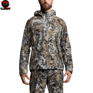 Veste de chasse à capuche imprimée camouflage numérique de qualité supérieure, imperméable, coupe-vent, légère, en softshell, mélange de coton, pour l'hiver - Product Image 5