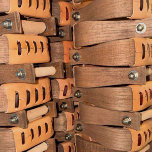 Estribos de Madera de Roble para Montura Western, Estribos de Madera Grabados para Montar a Caballo, Herrajes Niquelados, Estribos Personalizables - Product Image 5