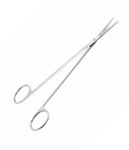 กรรไกรตัดหลอดเลือดแบบตรง 7 นิ้ว ใบมีดเฉียง ปลายทู่ ด้ามจับแบบวงแหวน อุปกรณ์ผ่าตัด เกรดทางการแพทย์ ได้รับการรับรองมาตรฐาน CE - Product Image 3