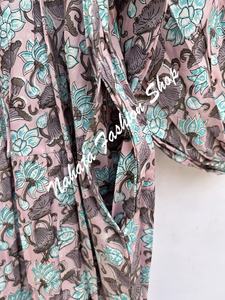 Nouvelle robe d'été en coton à motifs floraux imprimés pour femmes - Product Image 2