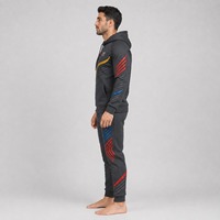Herentrui van katoen met puffprint, zacht, ademend materiaal, modern design, duurzame reliëfdruk, comfortabele pasvorm, ideaal voor casual gelegenheden
