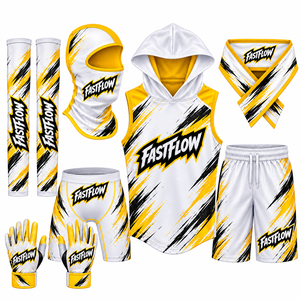 ชุดเสื้อฟุตบอลอเมริกันแบบ sublimated 7v7 ผลิตตามสั่ง OEM พร้อมเสื้อฮู้ดดี้แบบรัดรูปไซส์ใหญ่ พิมพ์ชื่อทีม ราคาประหยัด พิมพ์ลายกีฬา - Product Image 4