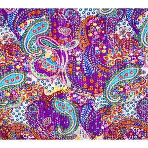 Edredón de tamaño Queen moderno y lujoso, bordado a mano con estampado Kantha, 100% algodón orgánico, diseño de patchwork, ecológico para uso doméstico. - Product Image 1