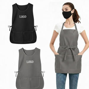 Delantal de Carpintero Ajustable de Algodón Resistente con Correa Cruzada y Bolsa para Herramientas, Uniforme de Trabajo con Color Personalizado para Personal de Restaurantes y Bares - Product Image 4