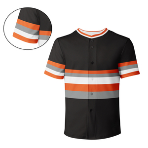Custom Sublimation Printed Baseball Jersey Embroidered Logo Quick Dry Breathable Wholesale OEM Sports Uniform - Product Image 6