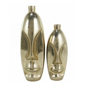 Nuevo Florero Dorado con Diseño Elegante, Florero Metálico de Mesa para Decoración del Hogar, Exhibición en Vitrinas y Ocasiones Festivas - Product Image 3
