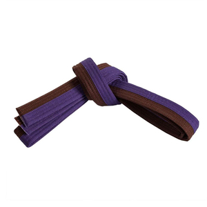 Cinturón de Karate Negro para Adultos, Unisex, Poliéster/Algodón, Secado Rápido, Transpirable, Teñido Liso, Sin GI, Ropa de Artes Marciales - Product Image 3