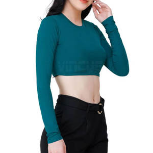 Hauts de sport confortables pour femmes à manches longues, résistants à la transpiration, séchage rapide, pour la gym, le yoga et le fitness - Product Image 4