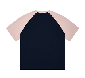 T-shirt bicolore personnalisé OEM, t-shirt décontracté à col rond pour homme, coupe ample, streetwear, fabricant - Product Image 6