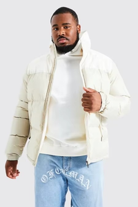 Gilet matelassé personnalisé avec logo, 100 % coton, chaud pour l'hiver, à capuche, fermeture éclair épaisse, brodé, multi-poches pour homme - Product Image 5