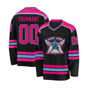 Jersey de Hockey sobre Hielo Personalizado Unisex, Corte Ajustado, con Nombre del Equipo y Logotipo, Ropa Deportiva USA, Haus Industries - Product Image 1