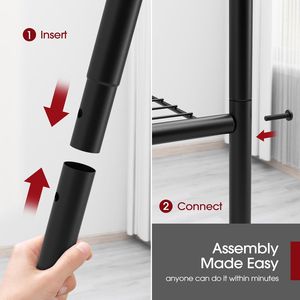 Set di Scaffali Metallici a 2 e 5 Livelli, Organizzatore Salvaspazio per Garage con Piedini Regolabili per un Uso Efficiente dello Spazio - Product Image 5