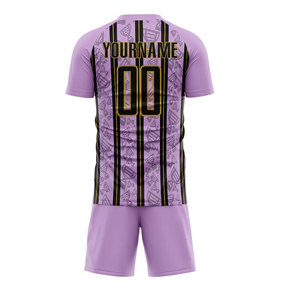 Diseña Tu Propio Uniforme de Fútbol Transpirable de Secado Rápido con Impresión por Transferencia de Calor, Uniforme de Fútbol Transpirable de Secado Rápido para Equipos - Product Image 3