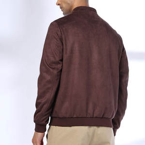 Chaqueta de gamuza premium para hombre, comodidad inigualable con un estilo entallado, chaqueta bomber de gamuza para hombre, máxima calidez y diseño elegante. - Product Image 3