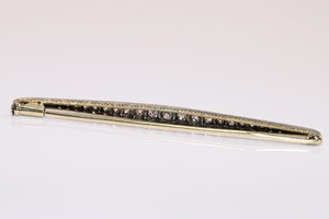 Broche de Boda con Diseño Antiguo, Chapado en Oro de 14k, Plata 925, Diamante Cultivado en Laboratorio, Engastado en Puntas, Certificado - Product Image 3