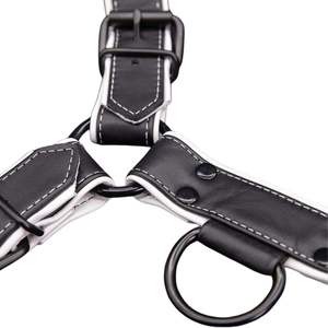 ชุดคอสตูมหนังเทียมทรงบูลด็อกสำหรับผู้ชาย สีขาว ปรับขนาดได้ กระชับหน้าอก พรีเมียม สไตล์คลับแวร์ เซ็กซี่ แต่งลูกไม้ - Product Image 6