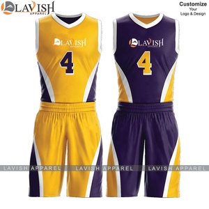 Maillot de basket-ball réversible unisexe personnalisé ensemble uniforme de sport élégant respirant antibactérien vêtements à séchage rapide adulte Plus - Product Image 4