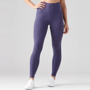 Pantalones de Yoga Transpirables Personalizados para Mujer, Leggings de Color Sólido de Secado Rápido con Bolsillo y Alta Elasticidad - Product Image 1