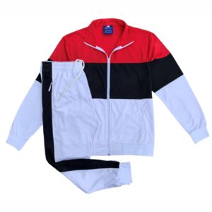 Men's Two Piece Tracksuit Set Color Block <b>Zip</b> <b>Up</b> <b>Jacket</b> and Jogger Pants Sportswear - Product Image 3