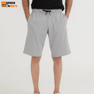 Pantalones Cortos Deportivos Personalizados con Logotipo, 100% Algodón, Felpa, Elásticos, Sólidos, Transpirables, de Secado Rápido, Unisex, de Verano, con Estampado Francés - Product Image 1