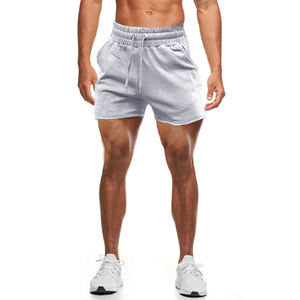 <b>Men</b> Solid Blue Cotton <b>Bermuda</b> <b>Shorts</b> Drawstring Waist Casual Wear Breathable Mid Rise Ripped Custom LOGO Design Print Wholesale - Product Image 4
