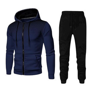 Ensemble de survêtement réversible pour homme, haute qualité, hiver, épais, à capuche, taille XL, short, motif uni, meilleure vente - Product Image 2