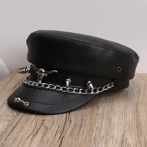 Gorra Unisex de 5 Paneles con Remaches, Estilo Punk Y2K, Gorra Octogonal Moderna para Adultos, Hip Hop, Street Dance - Product Image 5