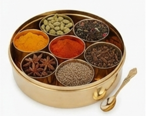 Élégant support à épices rond en métal avec couvercle et cuillère, couleur or, style antique, rangement de cuisine, anti-poussière, conception à un seul niveau - Product Image 4