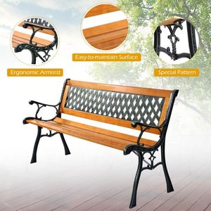Banc de jardin en fonte pour l'extérieur - Product Image 3