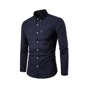 Camisa Casual de Popelina a Rayas Teñida Lisa de Primera Calidad en Oferta, Ecológica para Hombre, 100% Algodón, Anti-Pilling, Opciones de Talla y Color - Product Image 6
