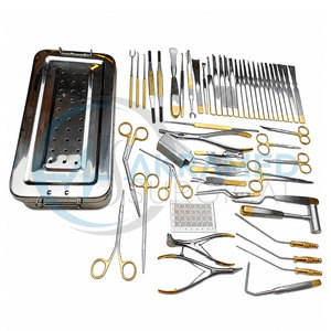 Ensemble d'instruments de rhinoplastie de haute qualité, 53 pièces, en acier inoxydable, kit de chirurgie reconstructive plastique, certifié CE, médical - Product Image 2