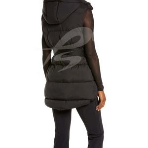 Custom PIHA SPORTS Women's Winter Puffer Vest <b>Jacket</b> Waterproof Windproof Eco-Friendly <b>Lightweight</b> Outerwear Pockets Casual - Product Image 4