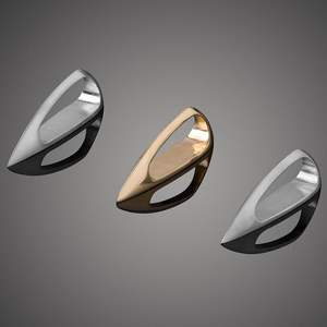 Poignée de porte en laiton de style victorien, design baroque, poignée de porte de manoir historique, style édouardien - Product Image 4