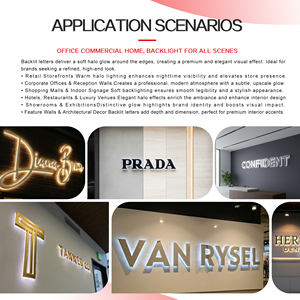 Enseigne d'<span class=keywords><strong>extérieur</strong></span> étanche à bande lumineuse led pour porte de <span class=keywords><strong>magasin</strong></span>,  enseigne en lettres 3d led rétroéclairées - Product Image 3