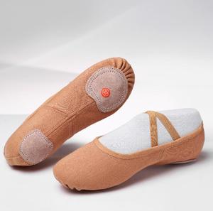 New Arrivals Full Stretch <b>Satin</b> Soft Dance Ballet Shoes <b>Slippers</b> Flats Pumps Cotton Lining Rubber Outsole for Women - Product Image 4
