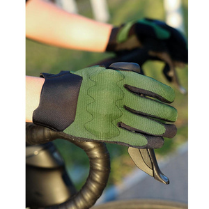 Customizable Design Service Bicycle Gloves Full Finger Knuckle Guard Padded Racing Gloves Breathable Wear Resistant - Product Image 3