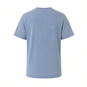 Camiseta Unisex Zeta Phi Beta Vintage Lavada con Letras Griegas de Chenilla Personalizadas, Algodón Premium de Alto Gramaje, Estilo Denim, Cuello Redondo - Product Image 2